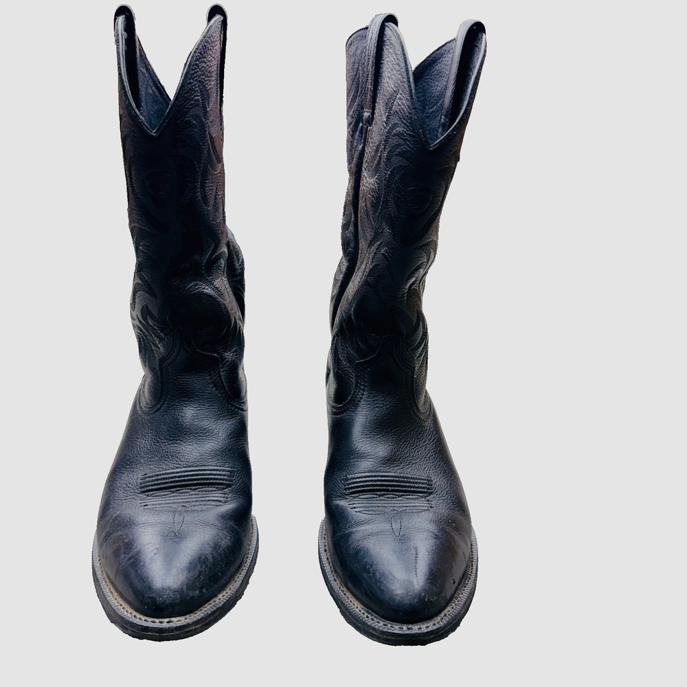 Ariat Men's Heritage Western Performance Leather Boots Mens 13D Black Round Toe